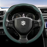 Breathable Leather Steering Wheel Cover for Suzuki