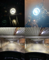 7 Inch Led Headlight Motorcycle For Harley Davidson Sportster Led Front Head Light 7 Inch for Lada Niva 4x4 Offroad UAZ 12V 24V