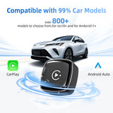 2-in-1 Wired to Wireless CarPlay Android Auto Adapter