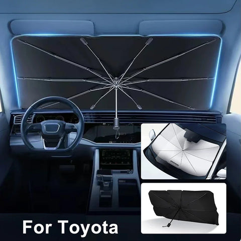 For Toyota Corolla Yaris Aygo Prius RAV4 CHR Camry Auris Avensis Avalon Verso Car Windshield Sunshade Umbrella Car Windshield