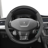 Suede Carbon Cover for Peugeot 208 3008 Car Interior Accessory Hocasen