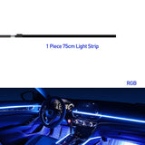 RGB Bluetooth Acrylic Strip for Universal Car Interior LED Ambient Light MAGIC COLORM RGB 75 cm x1