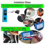 Optical Fiber Amplifier Decoder Adapter for Premium Audio Car Interior Accessory OEM