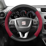 Non-Slip Suede Matte Carbon Cover for Seat Leon Arona