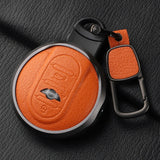 Goatskin Car Key Case Cover For BMW MINI Cooper ONE JCW Clubman Countryman