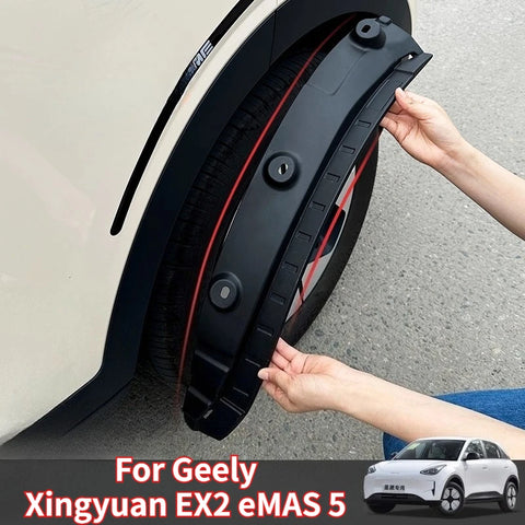 For Geely Xingyuan EX2 eMAS 5 Mud Flaps Front Rear Tire Inner Fender Splash Guards Anti-Sand Car Modification Parts Car Modif
