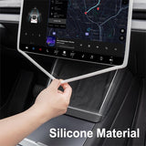 For Tesla Model 3 Highland Model Y Juniper Silicone Center Control Screen Protector Frame Protector Cover Screen Protector OE