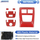 Interior Trim Cover Red Carbon Fiber for Chrysler 300C Car Interior Accessory HEBE
