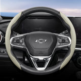 Breathable Leather Steering Wheel Cover for Chevrolet Cruze