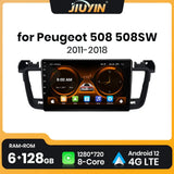 9-Inch Android Head Unit for Peugeot 508 2011–2018 Android Head Unit JIUYIN