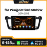9-Inch Android Head Unit for Peugeot 508 2011–2018