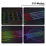 RGB Bluetooth Acrylic Strip for Universal Car Interior LED Ambient Light MAGIC COLORM