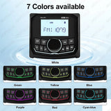 IPX5 Waterproof MP3 Bluetooth Marine Radio for ATV UTV Boat Car Interior Accessory AKAMATE