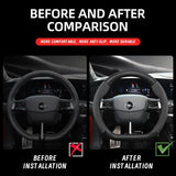 Suede Matte Carbon Fiber Cover for Opel Astra Insignia Car Interior Accessory Hocasen