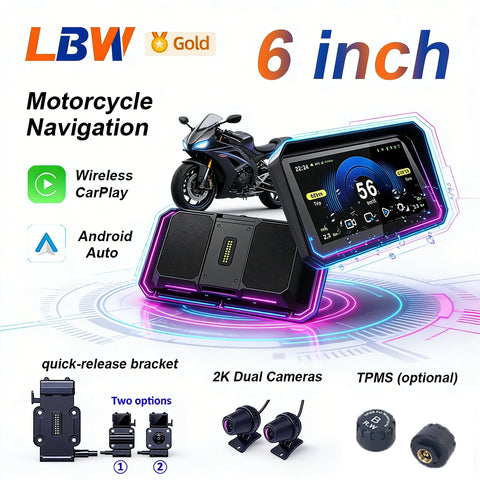 Android Head Unit With TPMS for Motorcycles Universal Android Head Unit OEM
