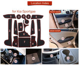 Kia Sportage 2021-2023 Anti-Slip Gate Slot Cup Mat