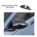 Carbon Fiber Rearview Mirror Cover For BYD Seal 6 7 Car Exterior Accessory OEM Gloss Black C