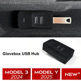 Glovebox USB Hub for Tesla New Model Y and Model 3 Glovebox USB Hub Teksy