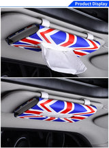Leather Sun Visor Tissue Box Organizer for Universal Car