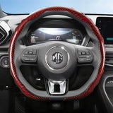 Carbon Fiber Texture Steering Wheel Cover for MG Models