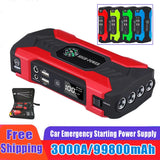Minus Two Car Battery Jump Starter, 1000A with Air Compressor, Power Bank and Emergency Lighting Jump Starter MINUS TWO