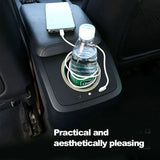 Rear Cup Holder Decor Insert for Volvo XC60 2018 Car Interior Accessory LINGLUYANG