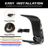 LED DRL Fog Light Assembly for Toyota Corolla 2019-2022 Car Interior Accessory MAGIC COLORM