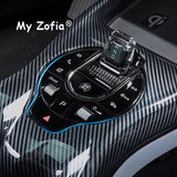 For BYD Seal EV 2023 2024 2025 ABS Carbon Fiber Center Console Gear Armrest Box Panel Cover Trim Decoration Stickers Accessor