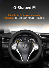 Leather Steering Wheel Cover for Nissan Qashqai Note Car Interior Accessory Hocasen