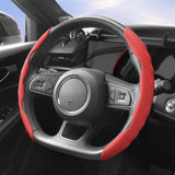 Sporty Breathable Leather Wheel Cover for Universal Car Interior Accessory Hocasen