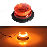 Magnetic LED Strobe Warning Light for Trucks Cars 12V-24V Car Interior Accessory MAGIC COLORM Orange