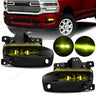 LED Yellow Fog Lamps for Dodge Ram 2500 3500 2019-2024