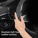 Breathable Leather Steering Wheel Cover for Chevrolet Cruze Car Interior Accessory Hocasen