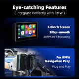 5.0" GPS Navigation CarPlay Screen for BMW S1000XR CarPlay Adapter EKIY