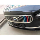 Three-Color Center Grille Trim Strip for Volvo S90 Car Interior Accessory LINGLUYANG