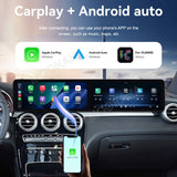24.6-Inch Dual Screen Android 14 Stereo for Mercedes Benz C/GLC Android Head Unit Aotsr