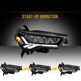 Matrix Projector Headlights for Toyota 4Runner 14-24 LED Headlight Vland
