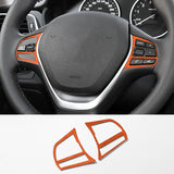 For BMW F20 F21 F30 F34 Steering Wheel Trim Frame Sticker Car Premium Interior Tuning Accessories Made of Alcantara Customiza