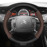 Carbon Fiber Steering Wheel Cover for Citroen C3