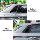 For Audi A3 S3 8Y Sportback 2021 To Present Car Rear Window Louver Decorative Sticker Auto Modification Accessories Car Decal