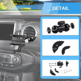 Rotatable AC Vent Phone Mount for Jeep Wrangler JL 2018+ Car Interior Accessory HEBE