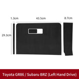 Suede Glove Box Anti-Kick Pad for Toyota GR86 BRZ