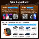2in1 Wireless CarPlay Android Auto Adapter USB Dongle