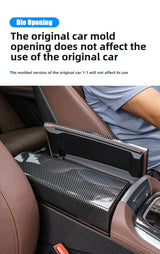 BMW 3 4 5 6 7 Series X1 X3 X4 X5 X6 X7 Central Armrest Box Cover ABS Carbon Fiber