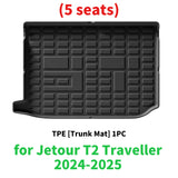 Custom TPE All-Weather Floor Liners for Jetour T2 2024–2025