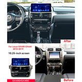 10.25-Inch Touch Screen Android Head Unit for Lexus GX460 2010 Android Head Unit Aotsr