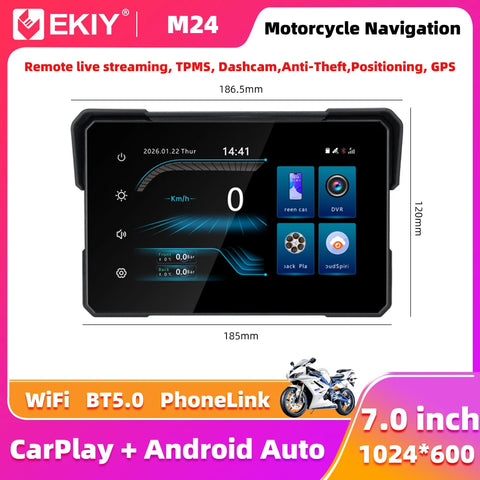 Android GPS Head Unit TPMS for All Motorcycles Android Head Unit EKIY