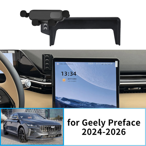 Smart Wireless Charging Phone Holder for Geely Preface 2024-2026 Car Phone Holder OEM