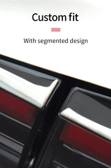 Stainless Steel Rear Light Trim for Tesla Model 3