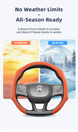 Nio Advanced Suede Snap-On Steering Wheel Covers